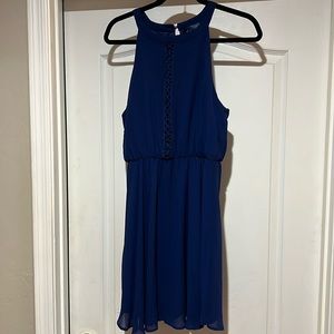 Dark blue party dress